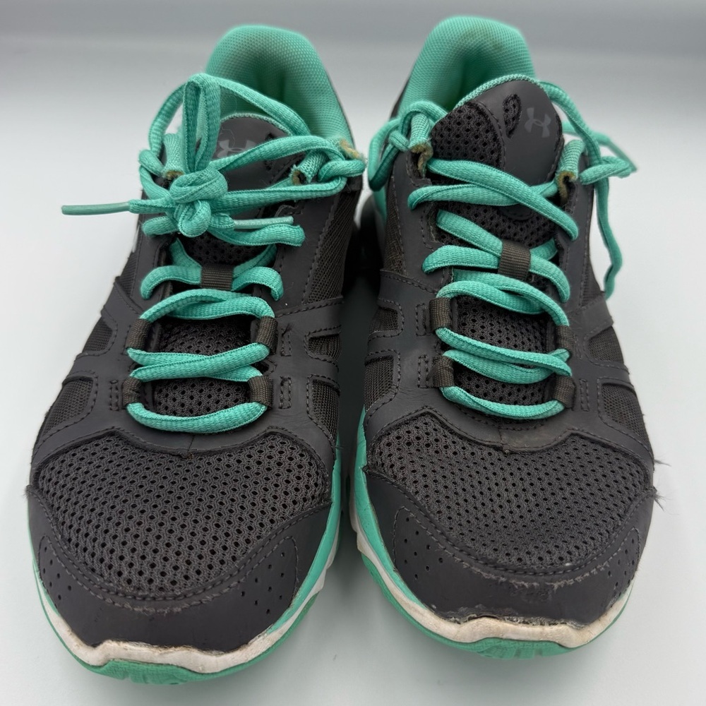 Under Armour Women’s Running Shoes Gray Teal Size 8.5